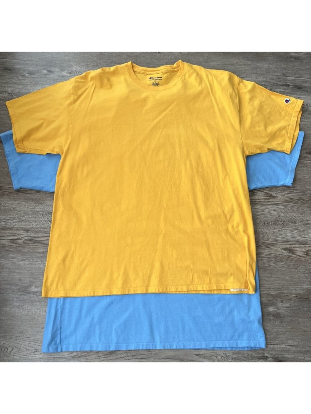 Champion Plain T Shirts (Lot of 2) Mens 2XL Short Sleeve Crew Neck